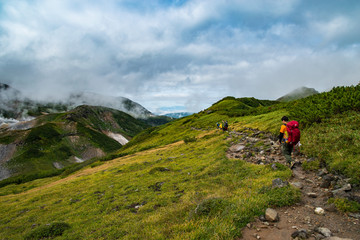 Fototapeta premium 立山 登山