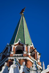Fototapeta premium Moscow Kremlin. Popular touristic landmark. UNESCO World Heritage SIte. Color photo