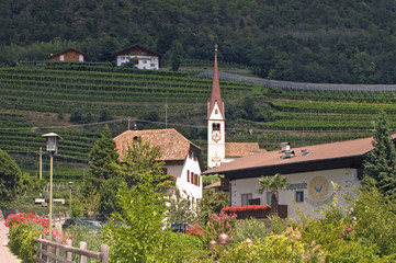 Sankt-Ulrich-Kirche in Oberplars in S&uuml;dtirol