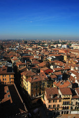 Fototapeta na wymiar Panorama of the city of Verona, Italy