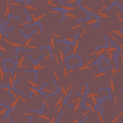 UFO urban camouflage of various shades of red, orange and purple colors