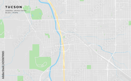 Printable highway map of Tucson, Arizona\ graphic about Printable Map of Tucson Az identify Printable road map of Tucson, Arizona\