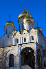 Moscow Kremlin. Popular touristic landmark. UNESCO World Heritage SIte. Color photo