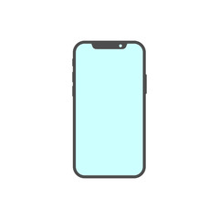 Modern Smartphone icon. Vector illustration, flat design.
