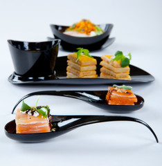 Variety of delicious catering