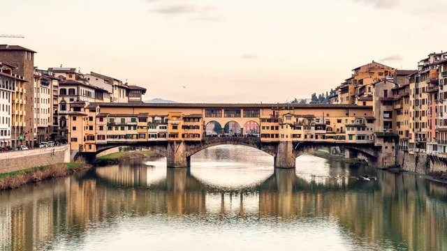 Time Lapse di Ponte Vecchio a Firenze
