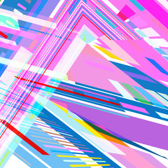 Fototapeta premium The background of colored geometric shapes for 2D design and for text, banner, poster, label, sticker, layout