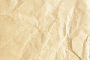 Old brown crumpled paper texture