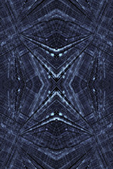 Artistic abstract 3d computer generated illustration of smooth modern futuristic fractals background