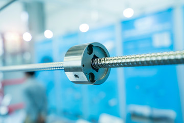 The lead screw shaft spare part of CNC machine