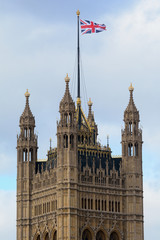Fototapeta na wymiar Palace of Westminster and Parliament buildings. Popular London tourist attraction