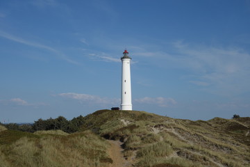 Fototapeta na wymiar Leuchtturm Dänemark