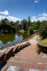 Fototapeta premium Urban park in Montevideo, Uruguay
