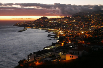 Funchal (Madeira) at night
