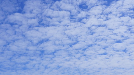 Background image, white clouds in the sky