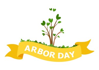 15.	National Arbor Day Vector Illustration. For Greeting Card, Flyer, Poster and Banner