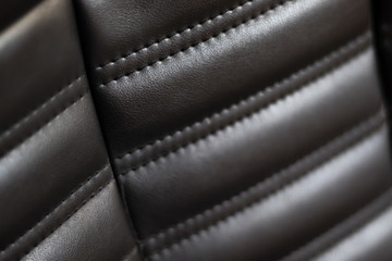 Black leather texture for background