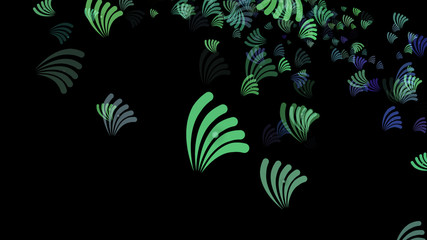 Abstract background pattern with plant matter.