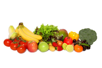 Verschiedenes Obst und Gemüse