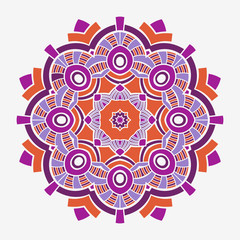 Mandala. Creative circular ornament.