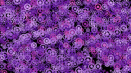 Background of multi-colored circles. Abstract background pattern.