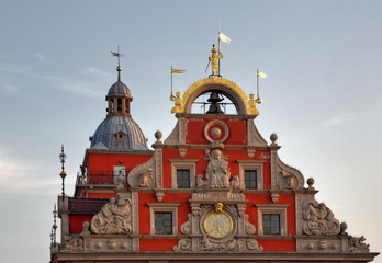 Renaissanceportal am Gothaer Rathaus