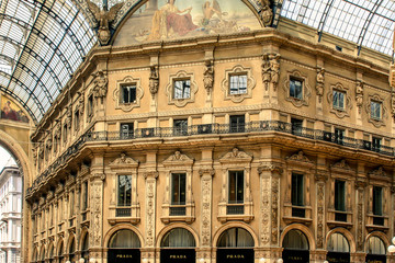 Picture from inside the Gallery Vittorio Emanuelle II