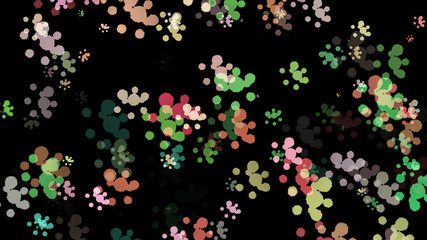 Background with paint. Divorces and drops. Periwinkles.