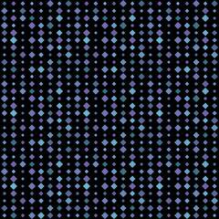Abstract seamless pattern background with multicolored various rhombuses.