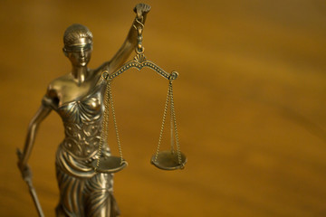 Bronze Lady Justice Statue