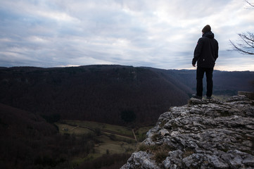 Aussichtsreich auf der Schwäbischen Alb am Reußenstein