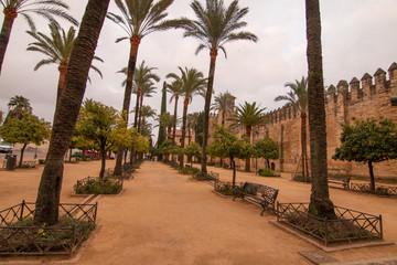Obraz premium Alcázar de los Reyes Cristianos, Córdoba, Andalucía, España