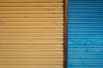 Old metal shutter