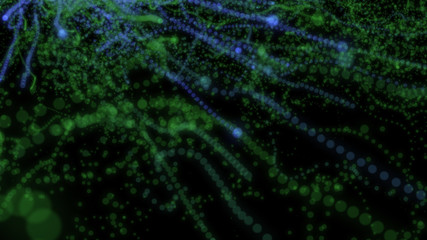 Abstract background with circles and lines. Different shades and thickness.