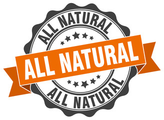 all natural stamp. sign. seal