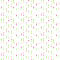 Abstract seamless pattern background with multi-colored varied triangles.