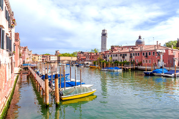 Fototapeta premium Venice, Italy. Residential neighborhoods in Venice
