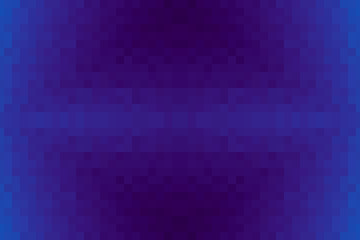 Abstract purple and indigo blue radiant gradient background. Texture with pixel square blocks. Mosaic pattern