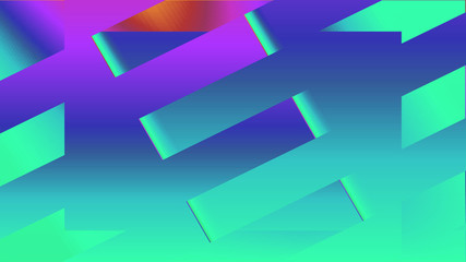 Background in paper style. Of multi-colored details.