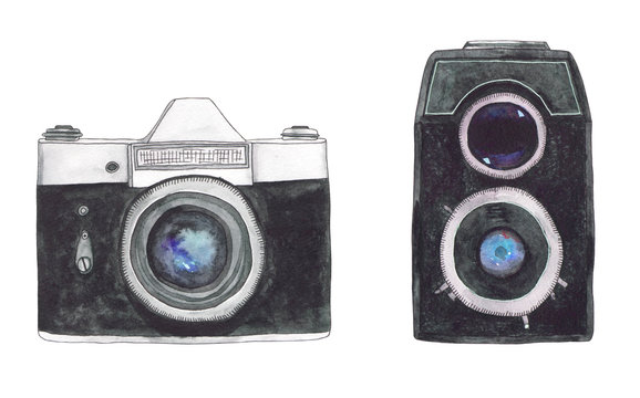 Watercolor camera set 10