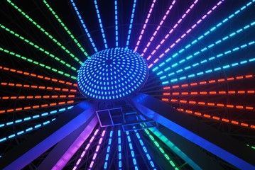 colorful ferris wheel 