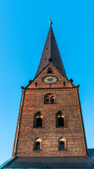 Fototapeta na wymiar Petrikirche or St. Petri in Hamburg, Germany