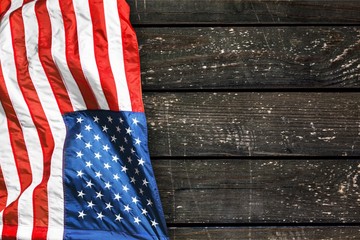 Fototapeta premium American flag background for edit your design.
