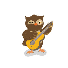 cartoon vector owl