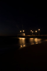 Fototapeta premium Jetée de nuit à Arcachon