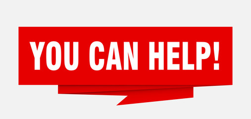 you can help