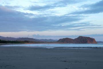 sunset on Buena Vista beach in costa rica
