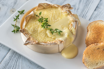 Baked Camembert cheese
