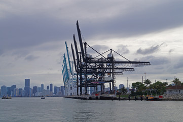 Obraz premium Port of Miami