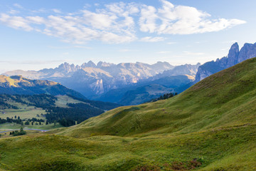Fototapeta na wymiar morning at Dolomites Alps, Italy